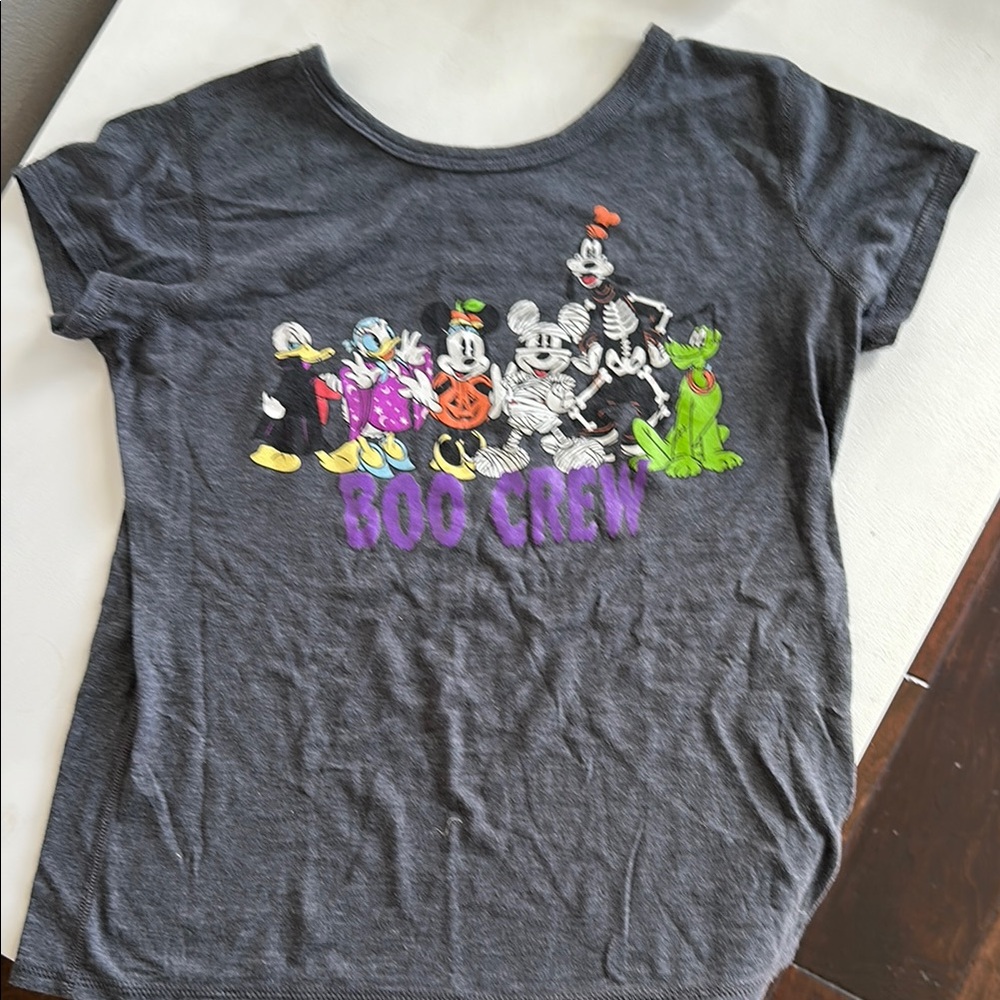 Disney Boo Crew Kids Shirt - Gray